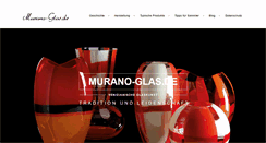 Desktop Screenshot of murano-glas.de