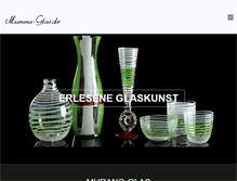 Tablet Screenshot of murano-glas.de